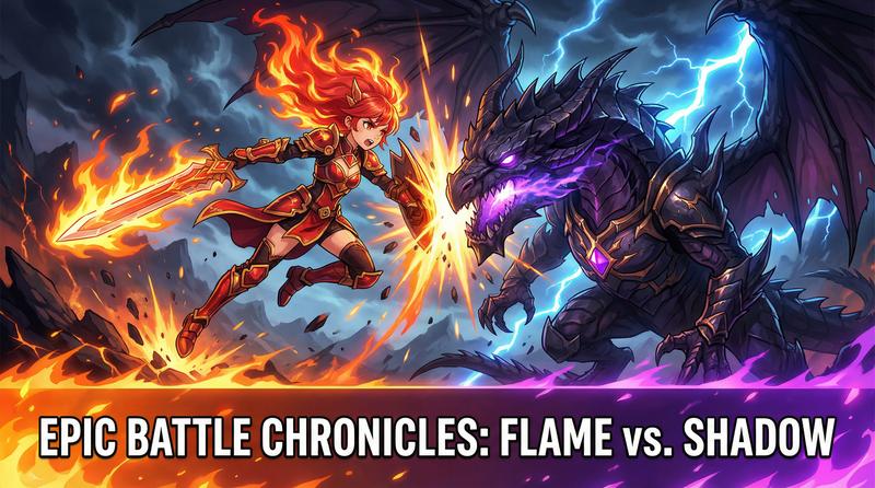 抖荫短视频精选动漫-烈焰少女龙影传说-热血动漫教程